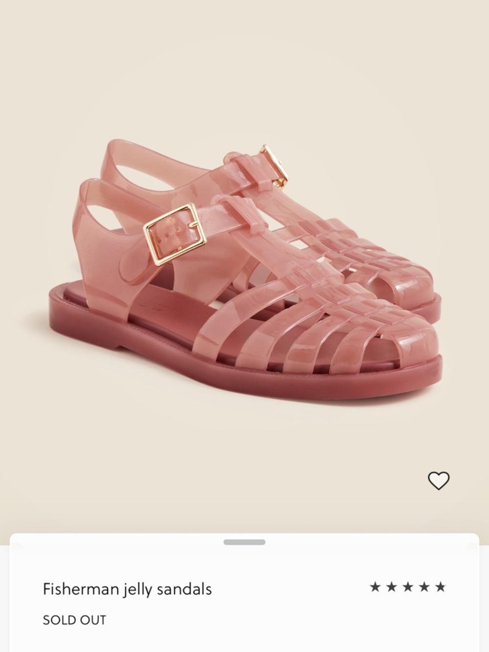 J. Crew Fisherman Jelly Sandals